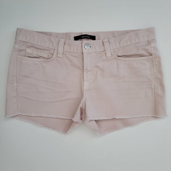 J Brand Light Magnolia Cut Off Denim Jean Shorts - Picture 2 of 14
